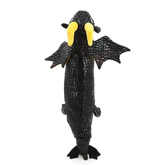 SPOOKYVILLE CRITTERS Black Dragon Plush Sling Backpack - Picture 2 of 4